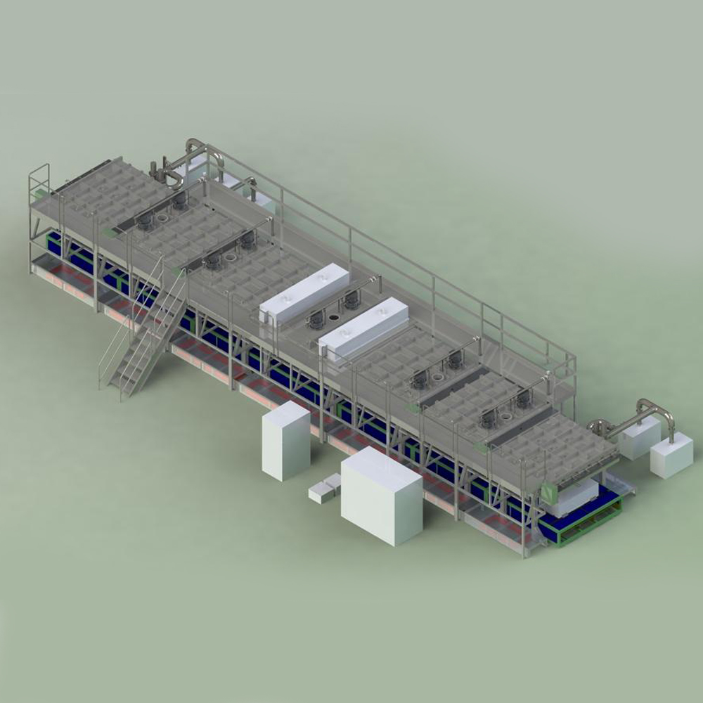 Horizontal In Line sputter system