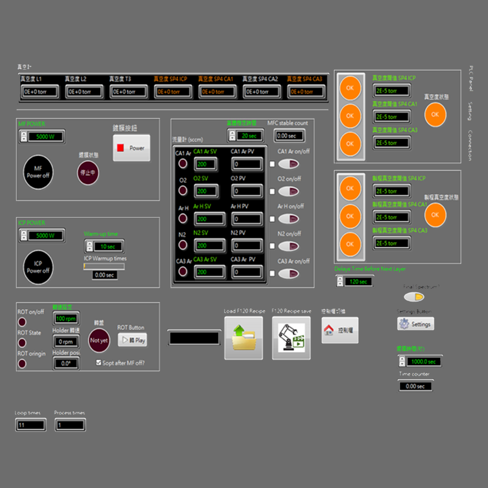 Optical real-time product monitoring system